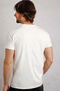 Weird Fish Cream Tidal Branded Pocket T-Shirt