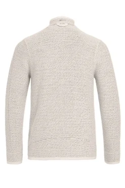 Weird Fish Cream Transom Full Zip Macaroni