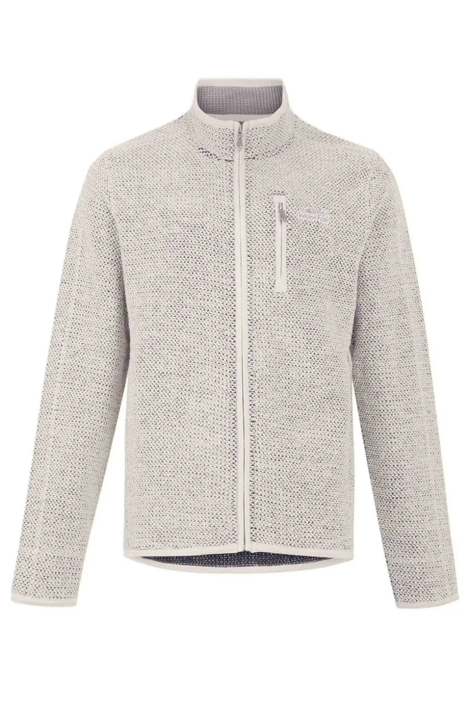 Weird Fish Cream Transom Full Zip Macaroni