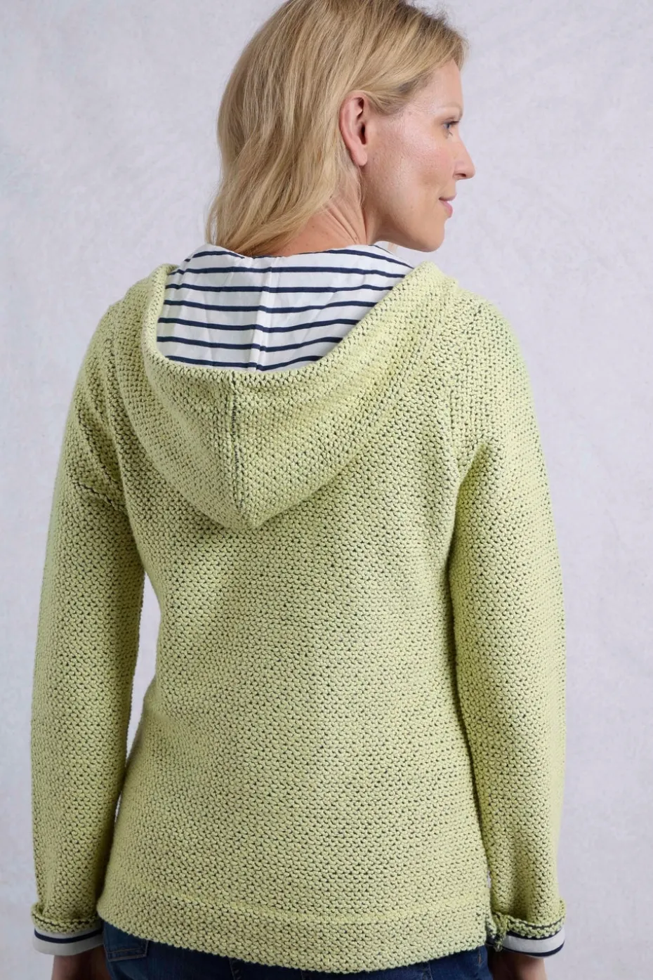 Weird Fish Green Chicoa Full Zip Macaroni Hoodie