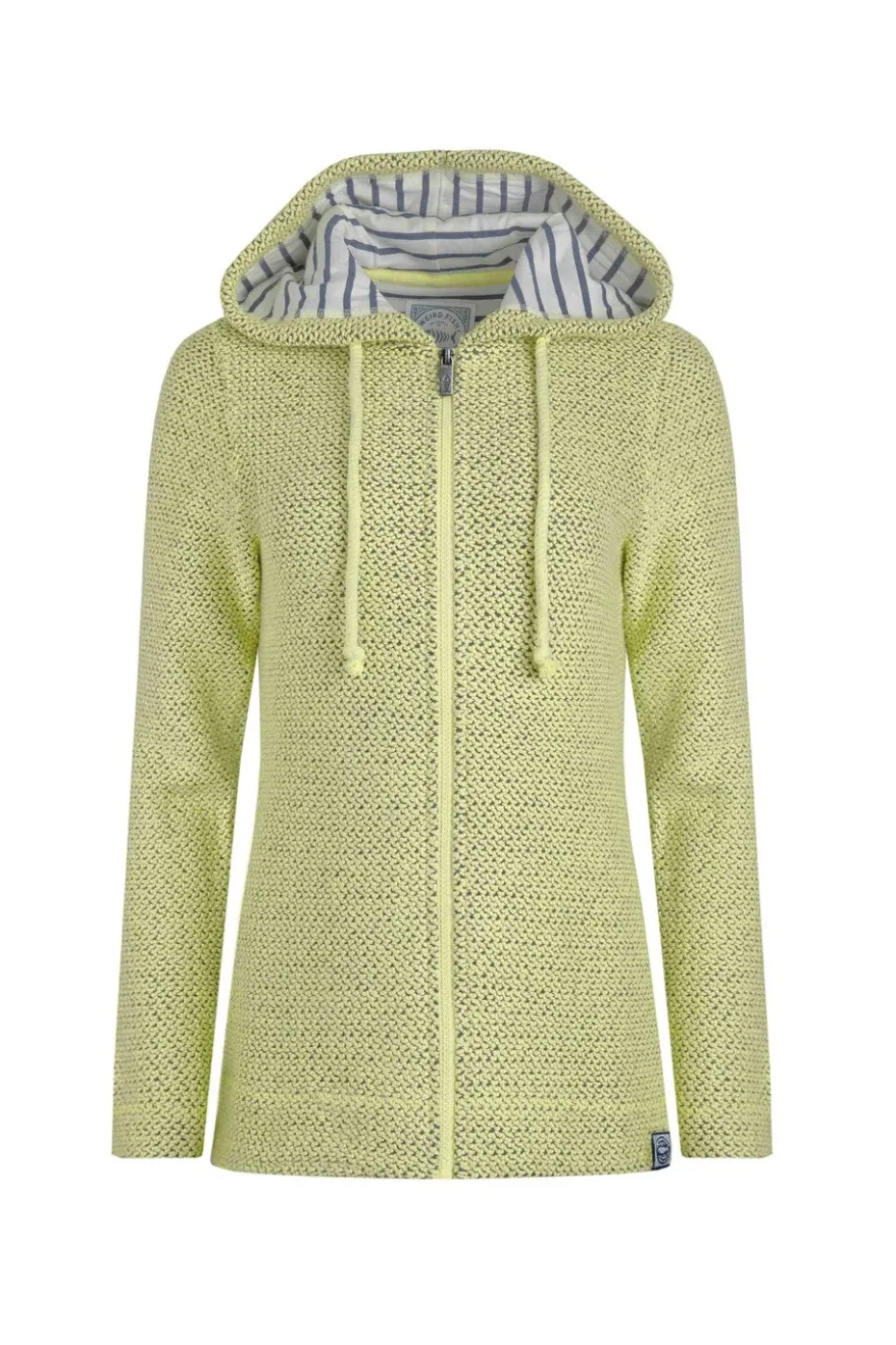 Weird Fish Green Chicoa Full Zip Macaroni Hoodie