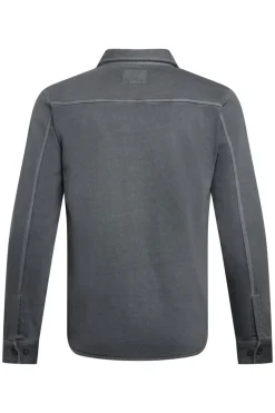 Weird Fish Grey Fingask Loopback Shirt