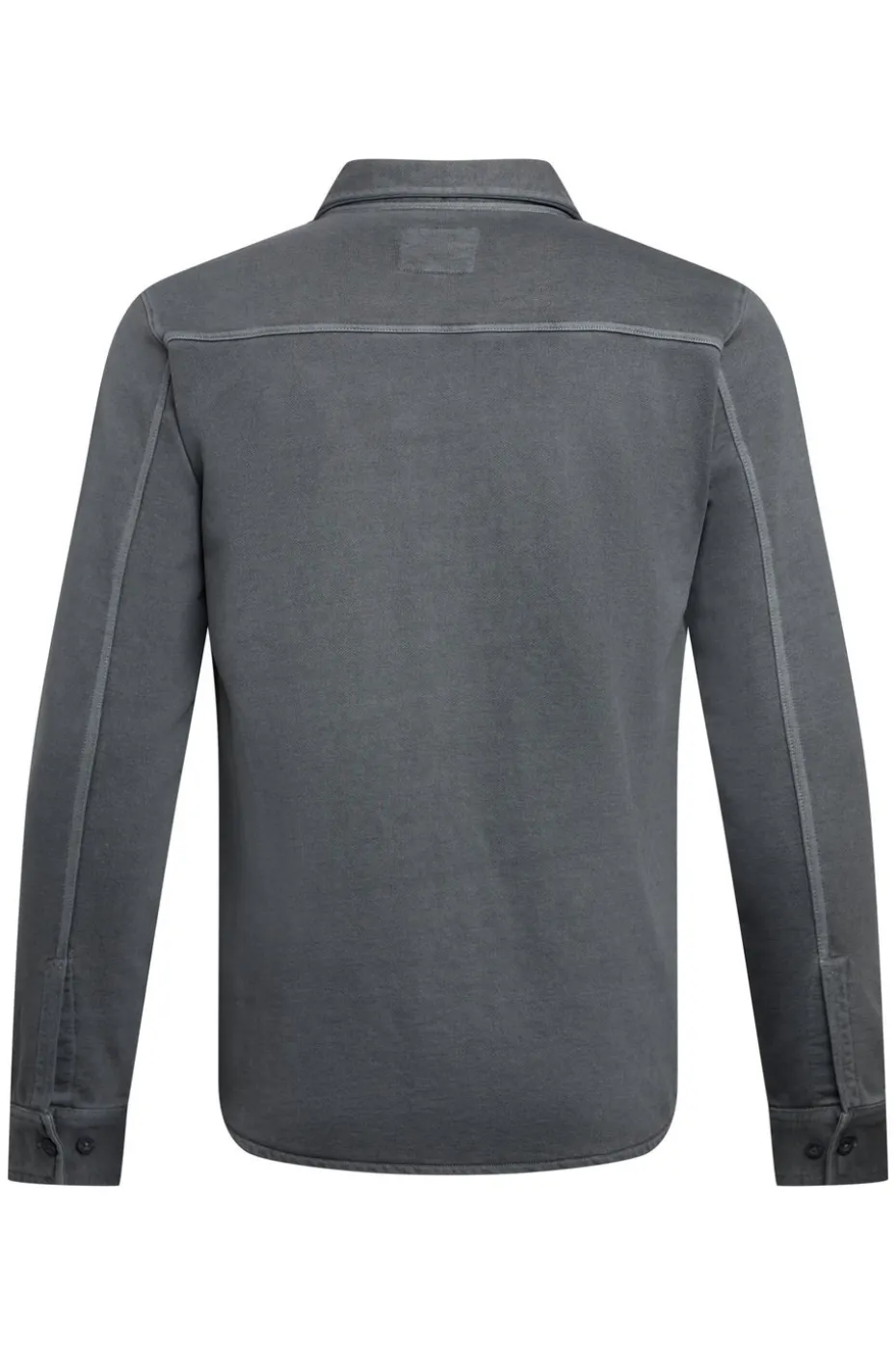 Weird Fish Grey Fingask Loopback Shirt