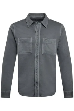 Weird Fish Grey Fingask Loopback Shirt