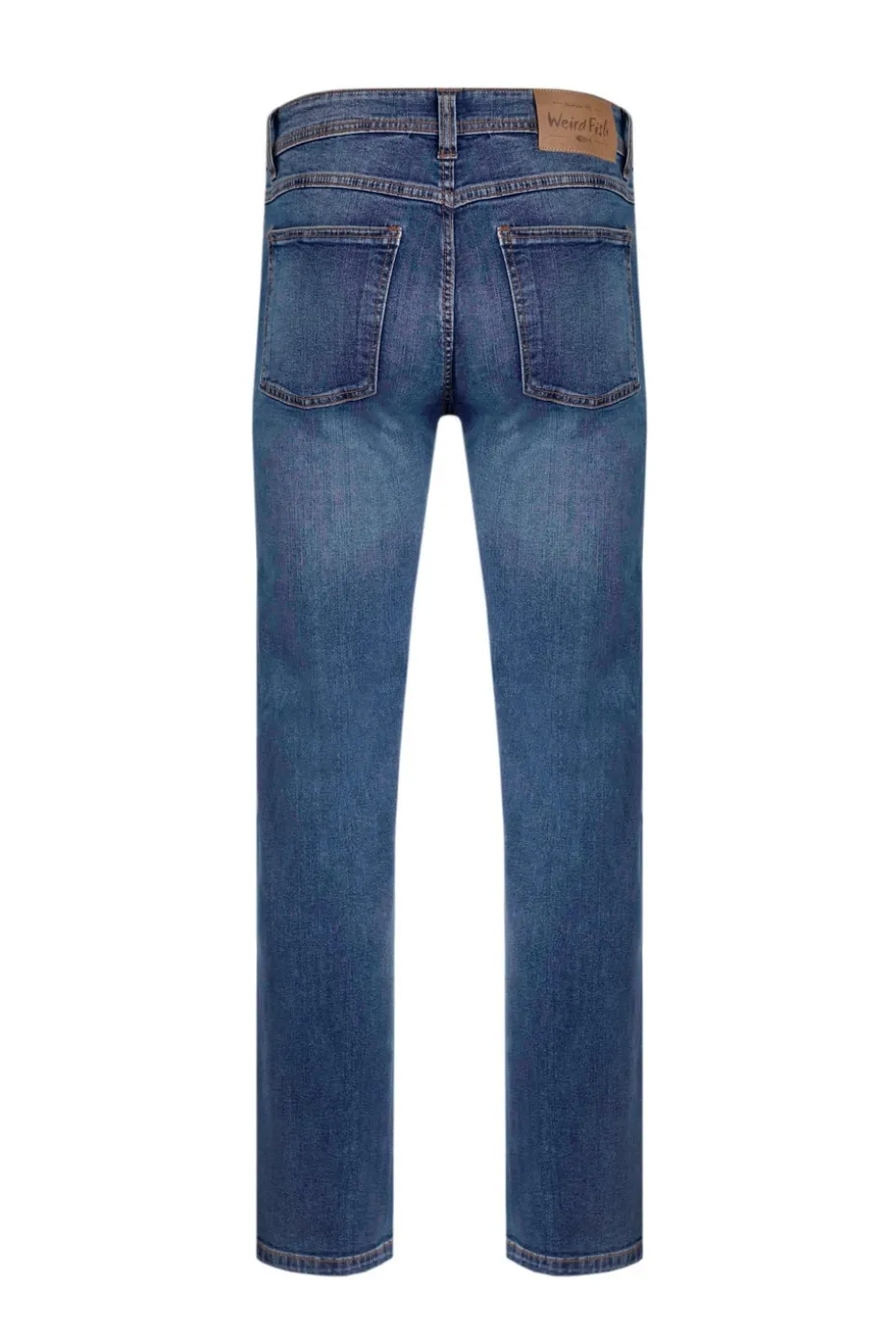 Weird Fish Indigo Eddie Straight Leg Denim Jeans