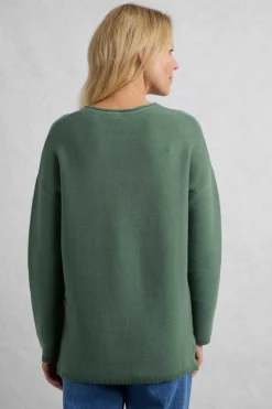 Weird Fish Jade Dalla Knitted Crew Neck Jumper