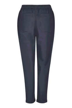 Weird Fish Navy Blue Malorri Chino Trousers