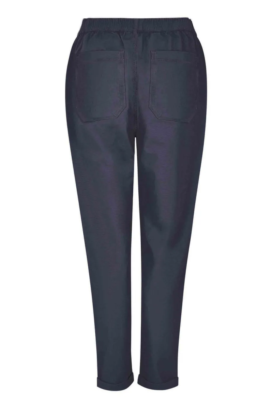 Weird Fish Navy Blue Malorri Chino Trousers