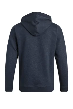 Weird Fish Navy Bryant Front Print Graphic Popover Hoodie