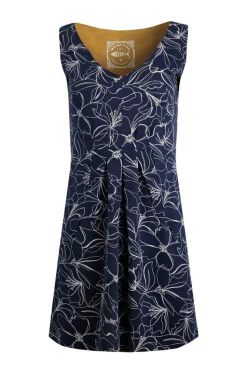 Weird Fish Navy Indus Printed Jersey Tunic