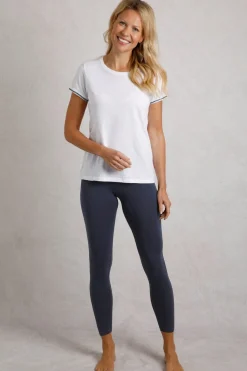 Weird Fish Navy Louisa Legging