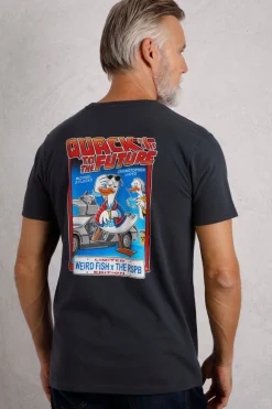 Weird Fish Navy Quack to the Future RSPB Collaboration Artist T-Shirt