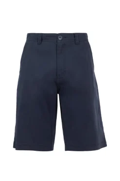 Weird Fish Navy Rayburn Flat Front Shorts