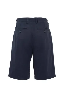 Weird Fish Navy Rayburn Flat Front Shorts