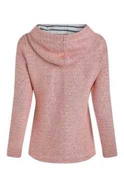 Weird Fish Pink Chicoa Full Zip Macaroni Hoodie