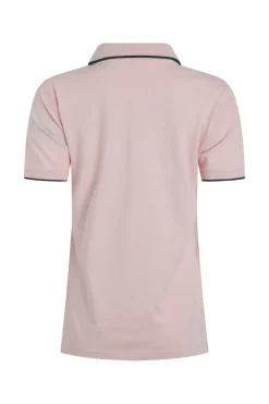 Weird Fish Pink Pammie Pique Polo Shirt