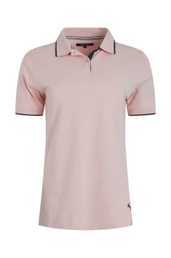 Weird Fish Pink Pammie Pique Polo Shirt