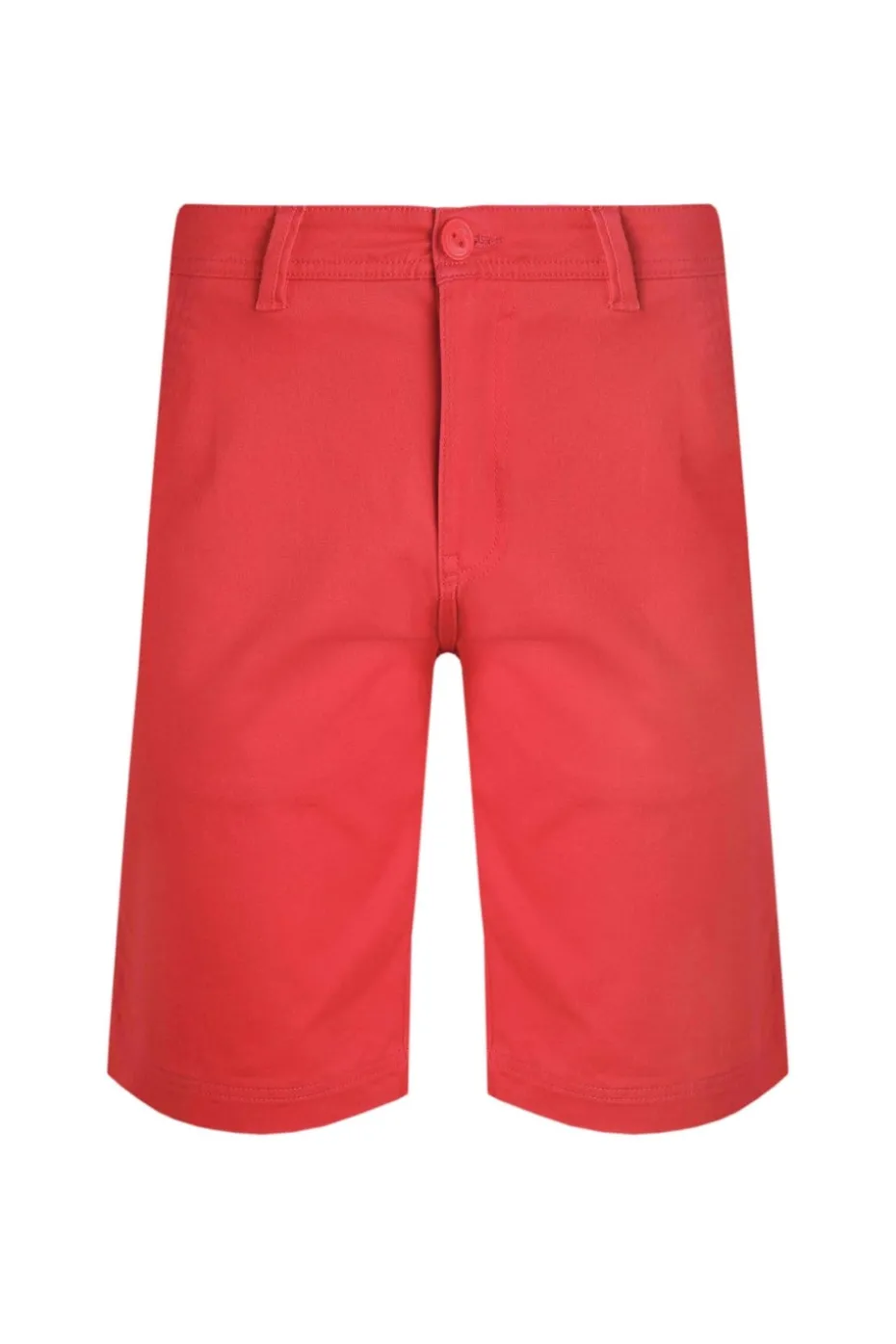 Weird Fish Red Rayburn Flat Front Shorts
