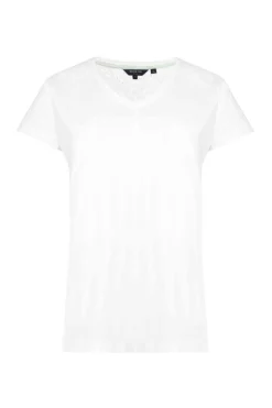 Weird Fish White Pernille Cutaway T-Shirt