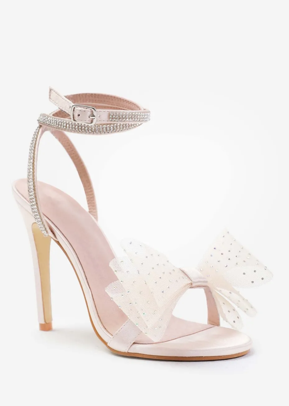 Where's That From Atlanta Champagne Barely There High Heels