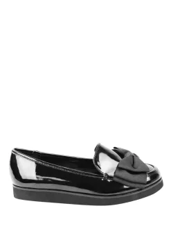 Where's That From Black Alpha Extra Wide Slip On Loafers