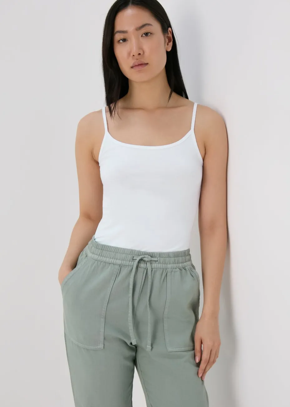 White Basic Cami Top