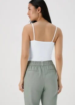 White Basic Cami Top