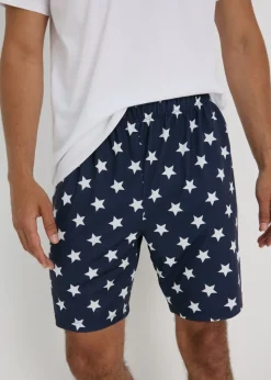 White Best Dad Ever Pyjama Short Set