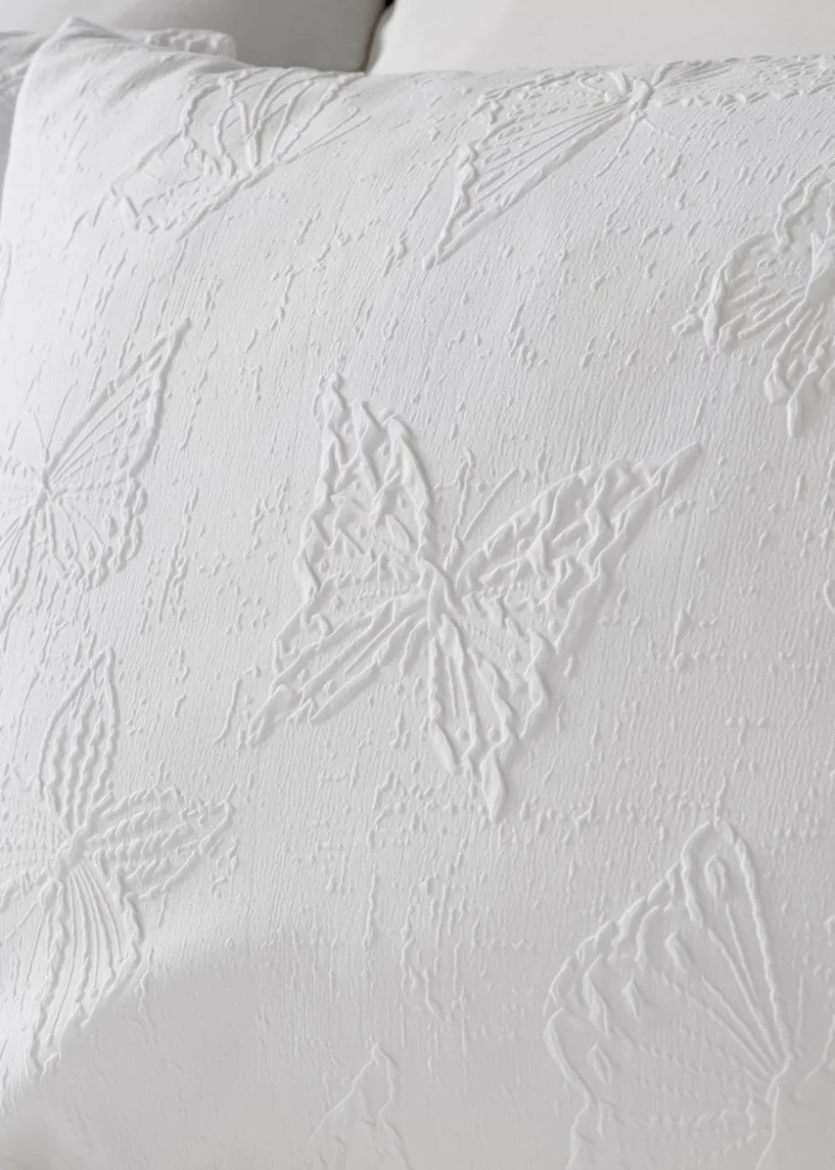 White Butterfly Duvet Cover