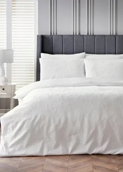 White Butterfly Duvet Cover