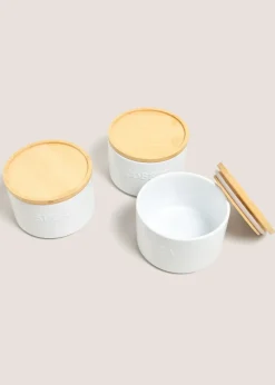 White Ceramic Sugar Canister