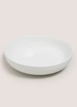 White Coupe Pasta Bowl