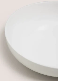 White Coupe Pasta Bowl