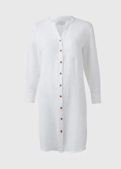 White Double Cloth Shirt
