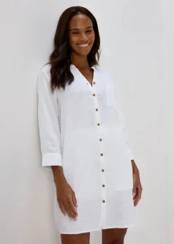 White Double Cloth Shirt