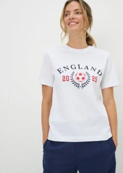 White England Euros T-Shirt