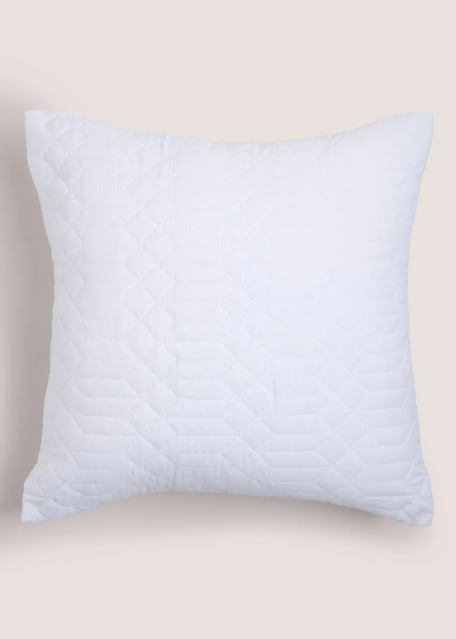 White Geo Pinsonic Duvet Set