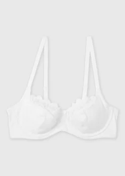 White Jacquard Underwire Bra