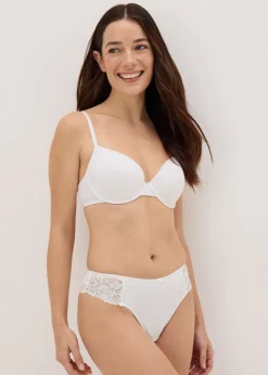 White Lace Brazilian Knickers