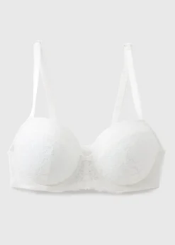 White Lace DD Plus Padded Bra
