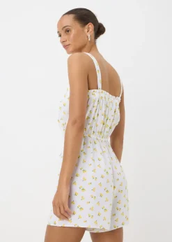 White Lemon Playsuit