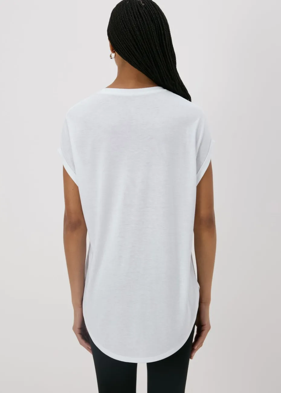 White Longline T-Shirt