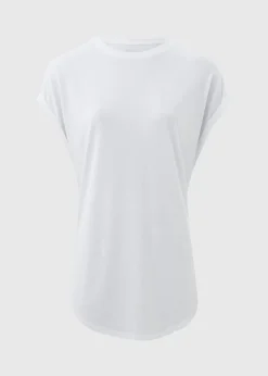 White Longline T-Shirt