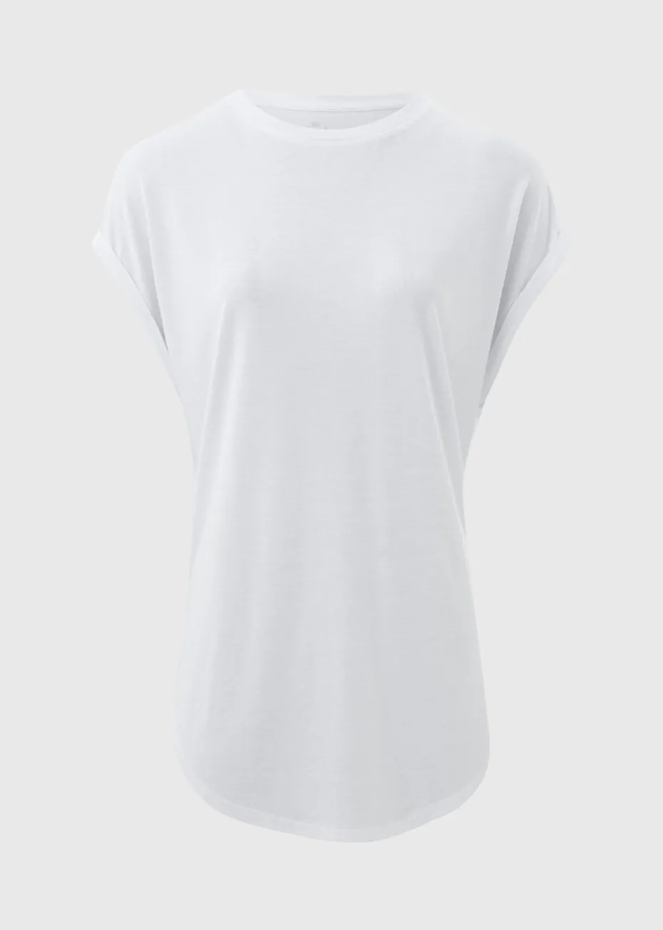 White Longline T-Shirt