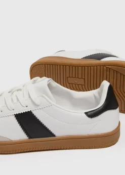 White Retro Trainers