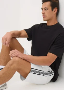 White Smart Tape Co Ord Shorts