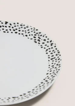 White Spot Dinner Plate
