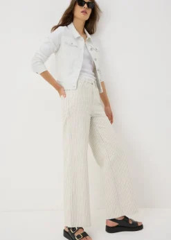 White Stretch Denim Jacket