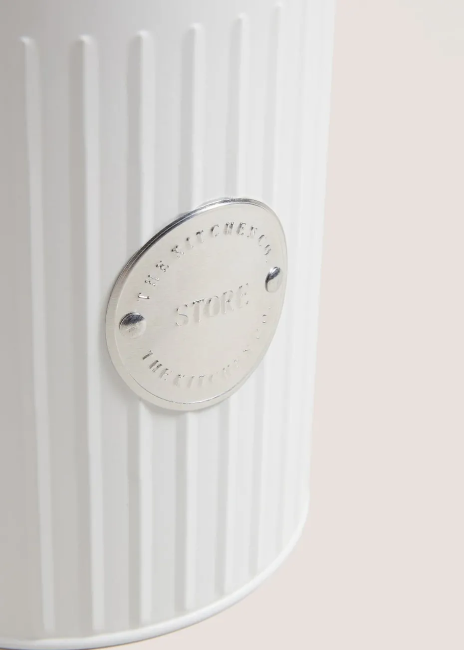 White Tea/Coffee/Sugar Canisters (16cm x 11cm)