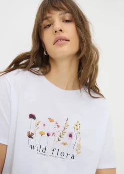 White Wild Flora T-Shirt